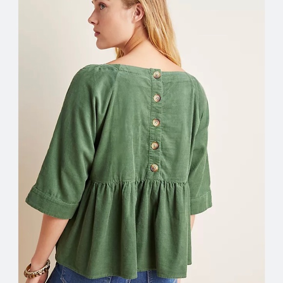 Anthropologie Tops - 🍀 2/$15 Anthropologie Maeve Maria Babydoll Blouse size XS